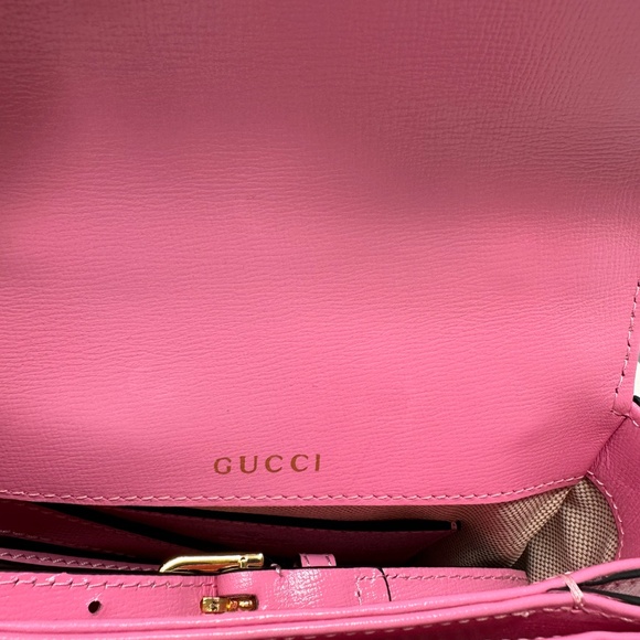 New! Pink Mini Crossbody Horsebit bag - Picture 6 of 8